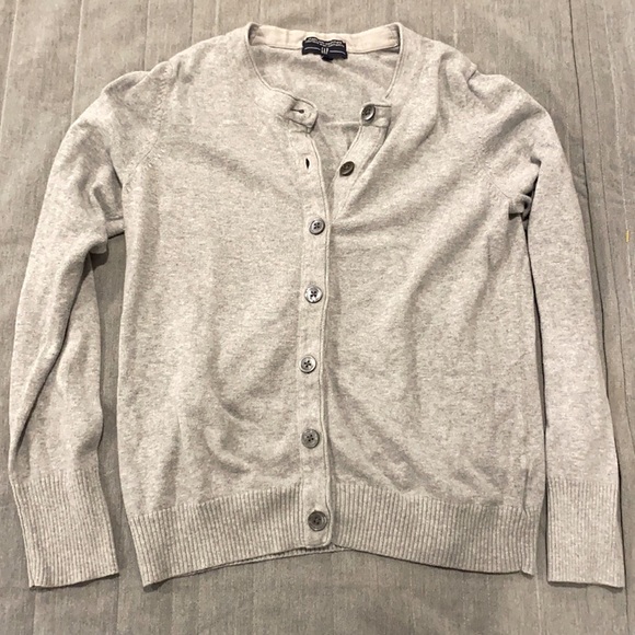 GAP Classic Grey Button-up Cardigan - Picture 1 of 4